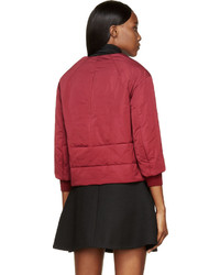 dunkelrote Jacke von Nina Ricci