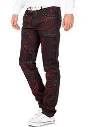 dunkelrote Jeans von Cipo & Baxx