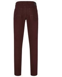 dunkelrote Jeans von Hattric