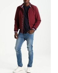 dunkelrote Jeans von INDICODE