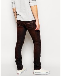 dunkelrote Jeans von Nudie Jeans