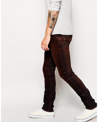 dunkelrote Jeans von Nudie Jeans