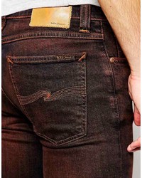 dunkelrote Jeans von Nudie Jeans