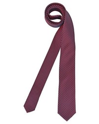 dunkelrote Krawatte mit Schottenmuster von CLASS INTERNATIONAL