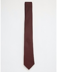 dunkelrote Krawatte von Asos