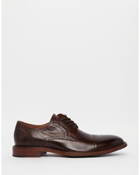 dunkelrote Leder Brogues von Aldo