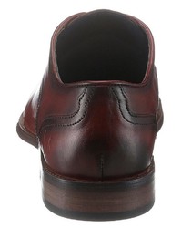 dunkelrote Leder Brogues von BRUNO BANANI