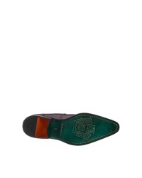 dunkelrote Leder Brogues von Melvin&Hamilton