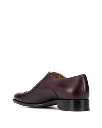 dunkelrote Leder Oxford Schuhe von Scarosso