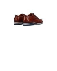 dunkelrote Leder Oxford Schuhe von Salamander