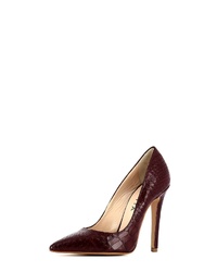 dunkelrote Leder Pumps von Evita