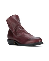 dunkelrote Leder Stiefeletten von Fiorentini+Baker