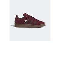 dunkelrote niedrige Sneakers von adidas Originals