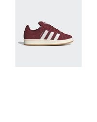 dunkelrote niedrige Sneakers von adidas Originals