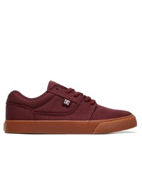 dunkelrote niedrige Sneakers von DC Shoes