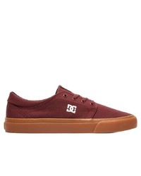 dunkelrote niedrige Sneakers von DC Shoes