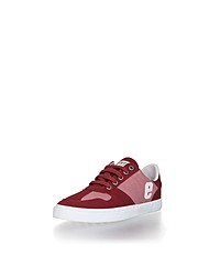 dunkelrote niedrige Sneakers von Ethletic