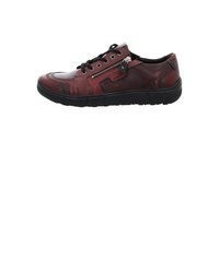dunkelrote niedrige Sneakers von KRISBUT