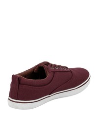 dunkelrote niedrige Sneakers von Lico