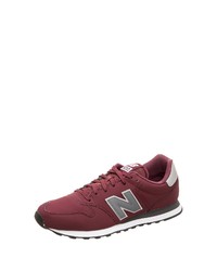 dunkelrote niedrige Sneakers von New Balance