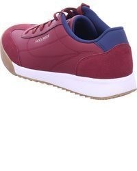 dunkelrote niedrige Sneakers von Skechers