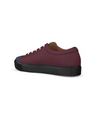 dunkelrote niedrige Sneakers von Swear