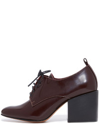 dunkelrote Oxford Schuhe von Rachel Comey