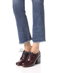 dunkelrote Oxford Schuhe von Rachel Comey