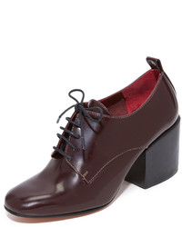 dunkelrote Oxford Schuhe von Rachel Comey