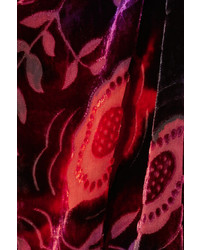 dunkelrote Schlaghose von Anna Sui