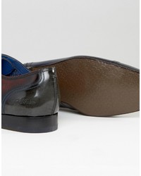 dunkelrote Schuhe aus Leder von Ted Baker