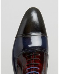 dunkelrote Schuhe aus Leder von Ted Baker