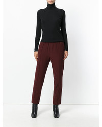 dunkelrote Seidehose von Haider Ackermann