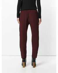 dunkelrote Seidehose von Haider Ackermann