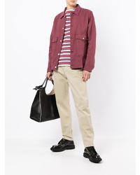 dunkelrote Shirtjacke von PS Paul Smith