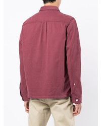 dunkelrote Shirtjacke von PS Paul Smith