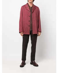 dunkelrote Shirtjacke von Bally