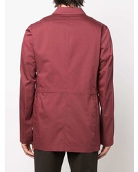 dunkelrote Shirtjacke von Bally