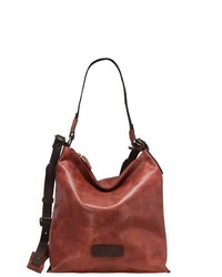 dunkelrote Shopper Tasche aus Leder von HAROLD´S