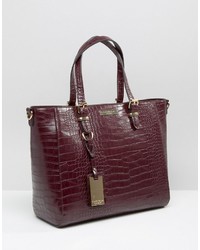 dunkelrote Shopper Tasche von Carvela