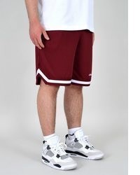 dunkelrote Shorts von ADAM JEANS