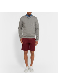 dunkelrote Shorts von Acne Studios