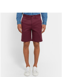 dunkelrote Shorts von Acne Studios