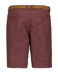 dunkelrote Shorts von Eight2Nine