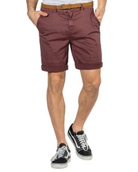 dunkelrote Shorts von Eight2Nine