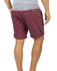 dunkelrote Shorts von Solid