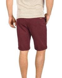 dunkelrote Shorts von Solid