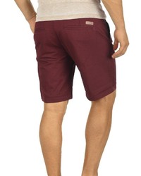 dunkelrote Shorts von Solid