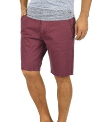 dunkelrote Shorts von Solid