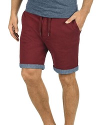 dunkelrote Shorts von Solid